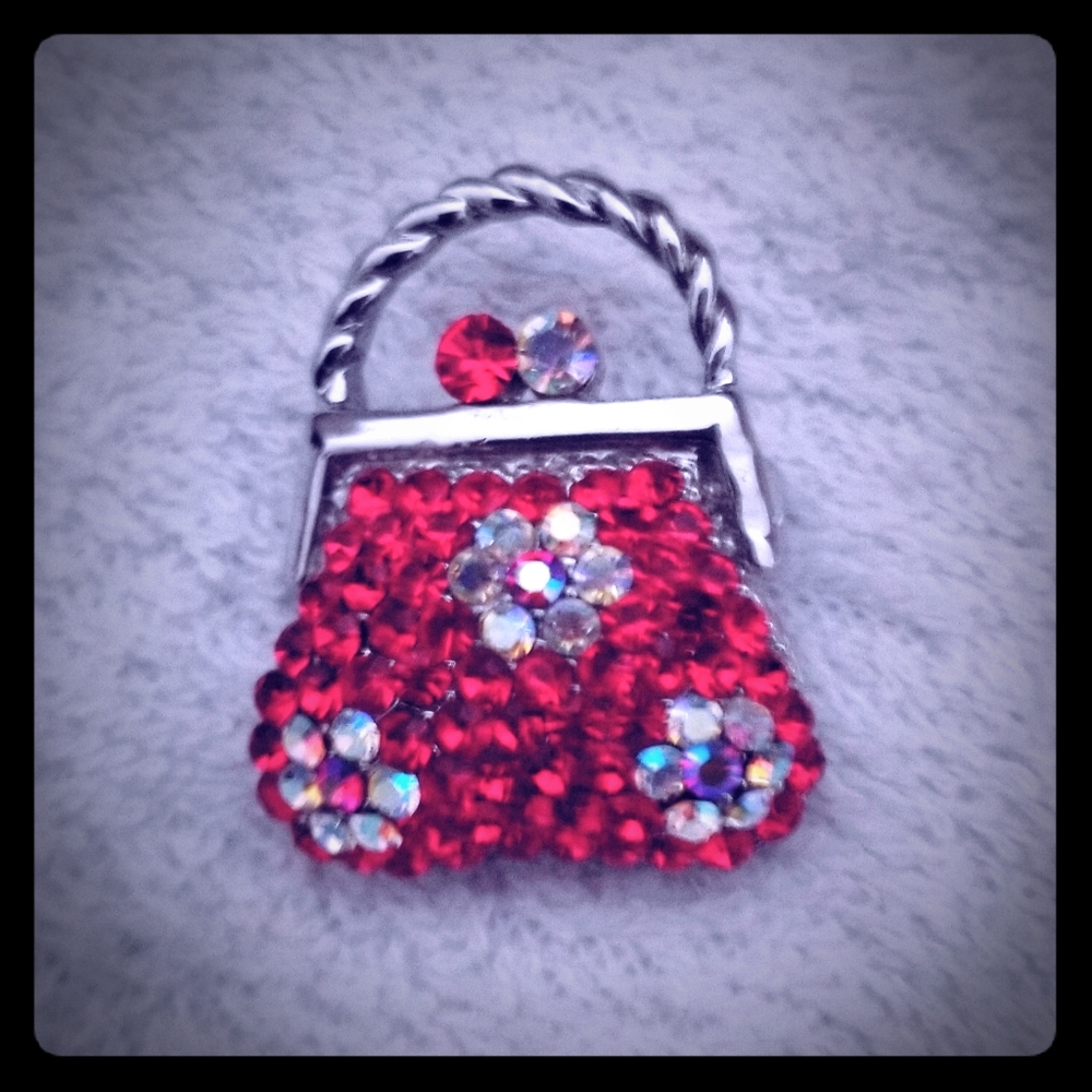 💜Rhinestone Brooch/Pin